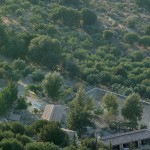 Overview of the terrain and facilities of Odysseia Stables in Crete
