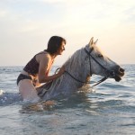 swimming with horses in Crete